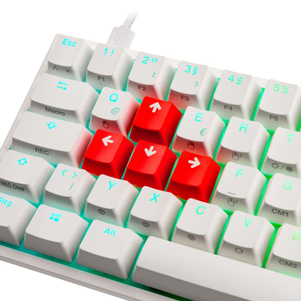 Ducky One 2 RGB Mechanical Gamer Keyboard, 60% Cherry MX Brown